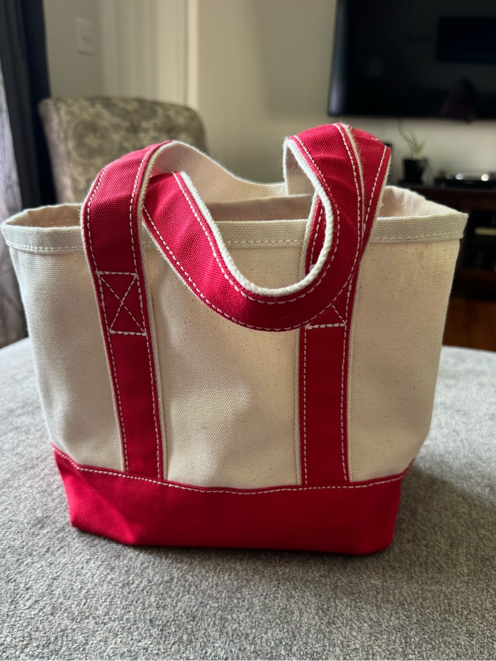 Lands End Canvas Tote Bag w Removable Insert